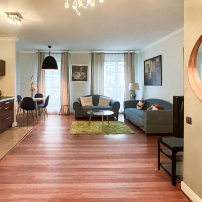 Location d’un appartement confortable de 3 pièces au centre de Gdańsk, Pologne